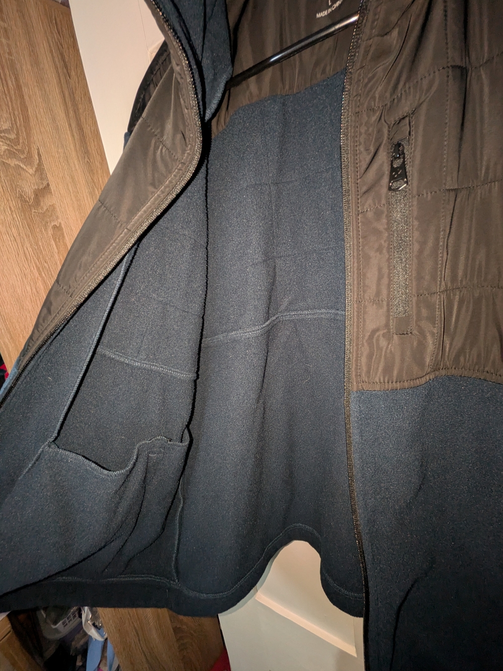 Calvin Klein Navy and Black Hybrid Performance Jacket - Picture 5 of 14